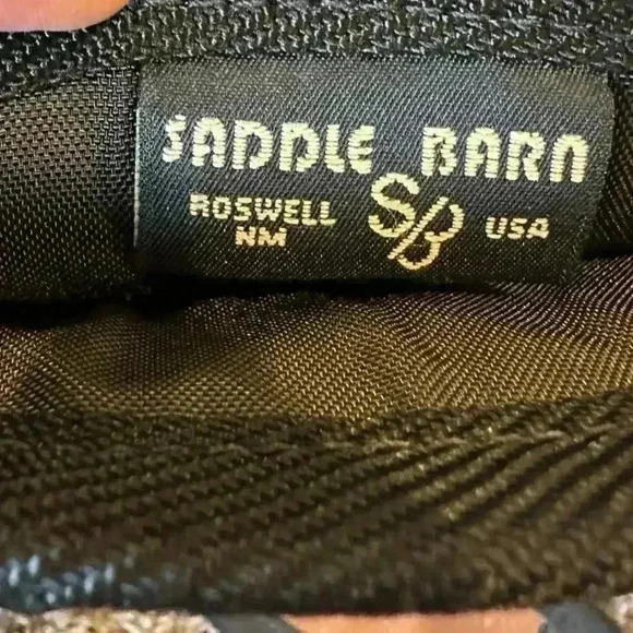 Saddle Barn Leather Western Cowboy Boot Christmas Holiday Stocking - Picture 3 of 3